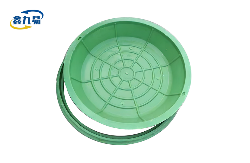 Recessed Composite Round Manhole Cover for Grass